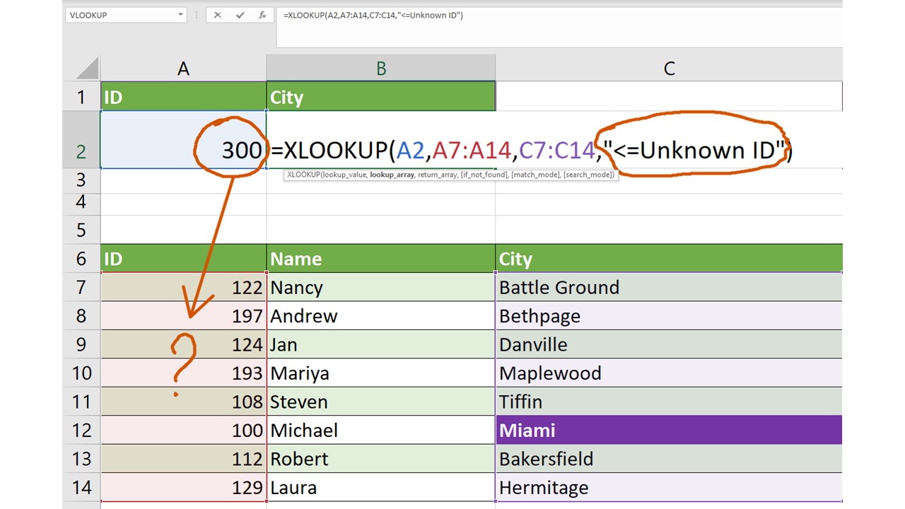 XLOOKUP if_not_found parameter XLOOKUP if_not_found parameter