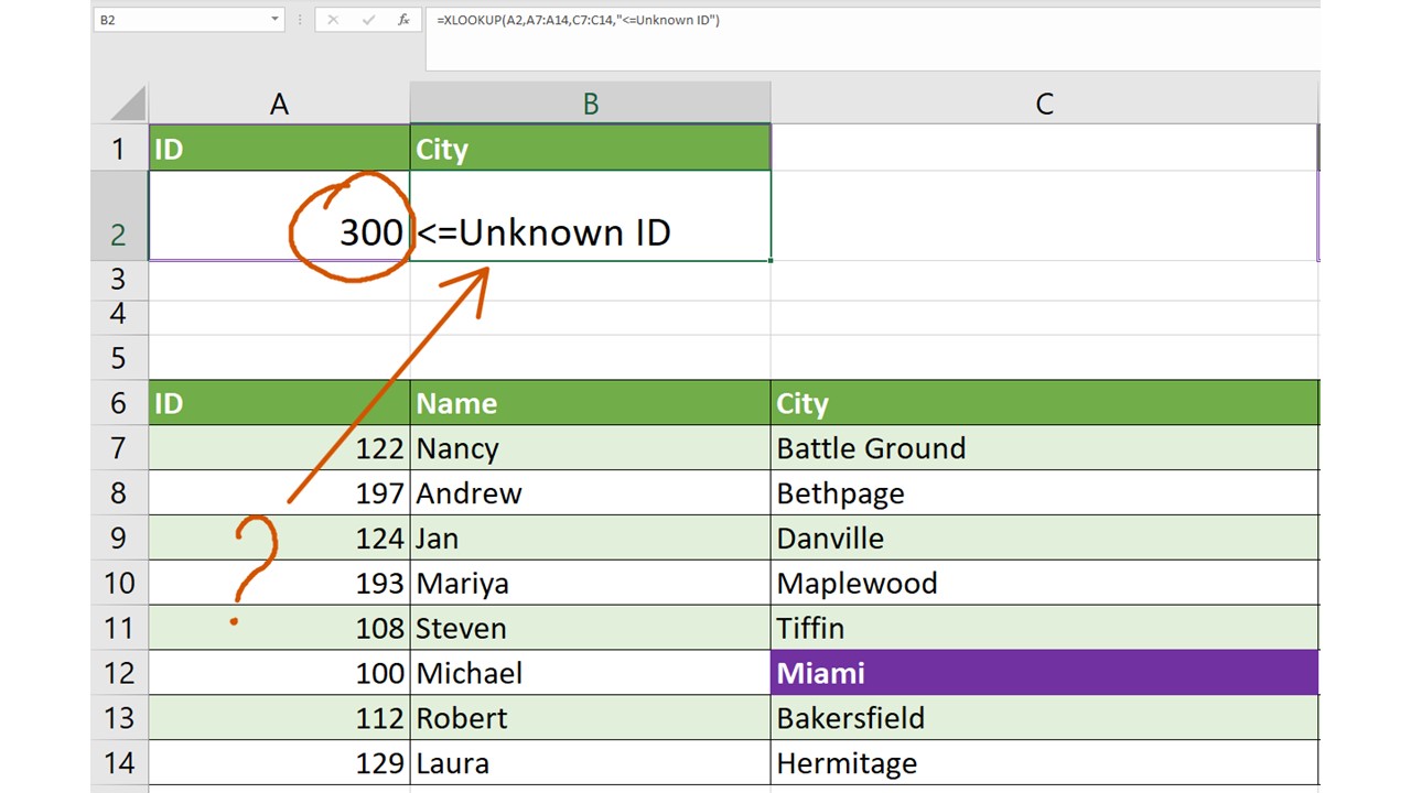 XLOOKUP if_not_found result XLOOKUP if_not_found result image